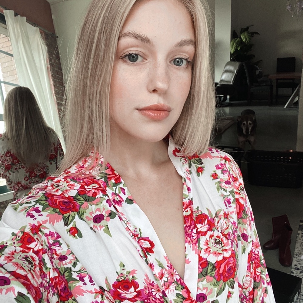 FLORAL ROBE - Picture 3 of 6